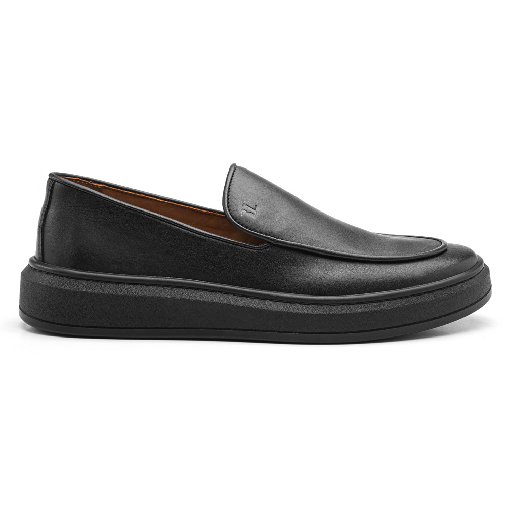Loafer em Couro Preto